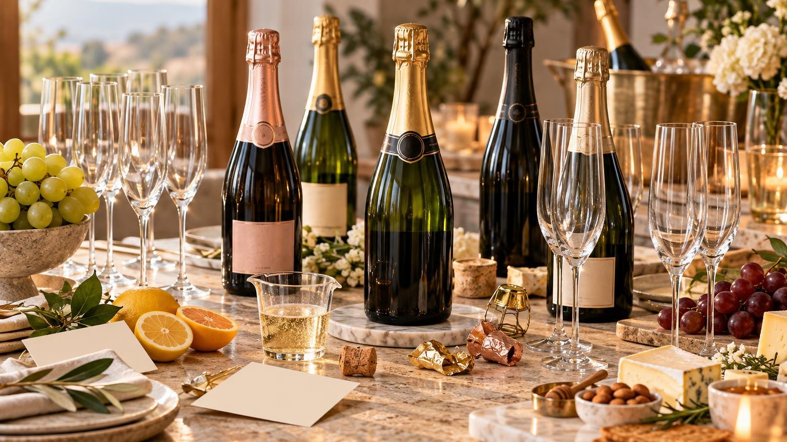 How Many Bottles of Champagne for 20 Guests? — side by side with the alternatives