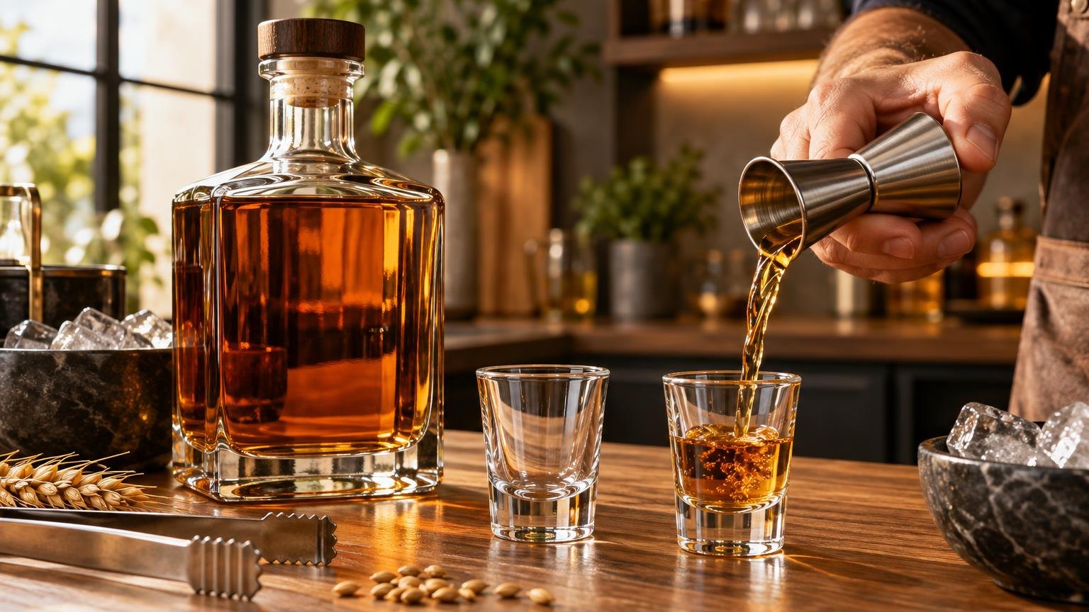 How Many Carbohydrates in a Shot of Whiskey? — side by side with the alternatives