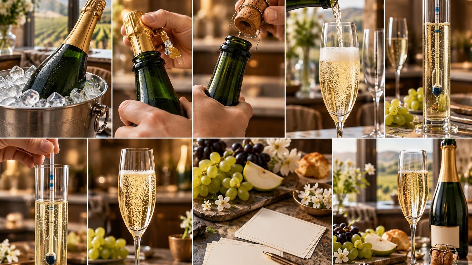 What Percentage Is Champagne?, broken down step by step